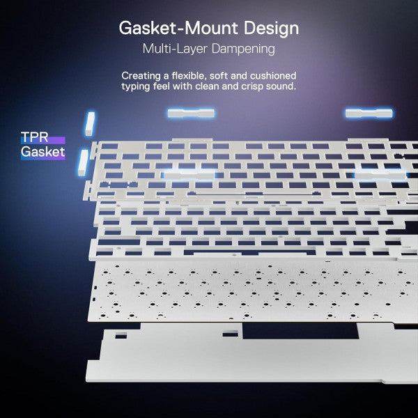 Redragon K673 PRO 75% Wireless RGB Red Switches (Abyssal Blue) Redragon K673 PRO 75% Wireless RGB Red Switches (Abyssal Blue)